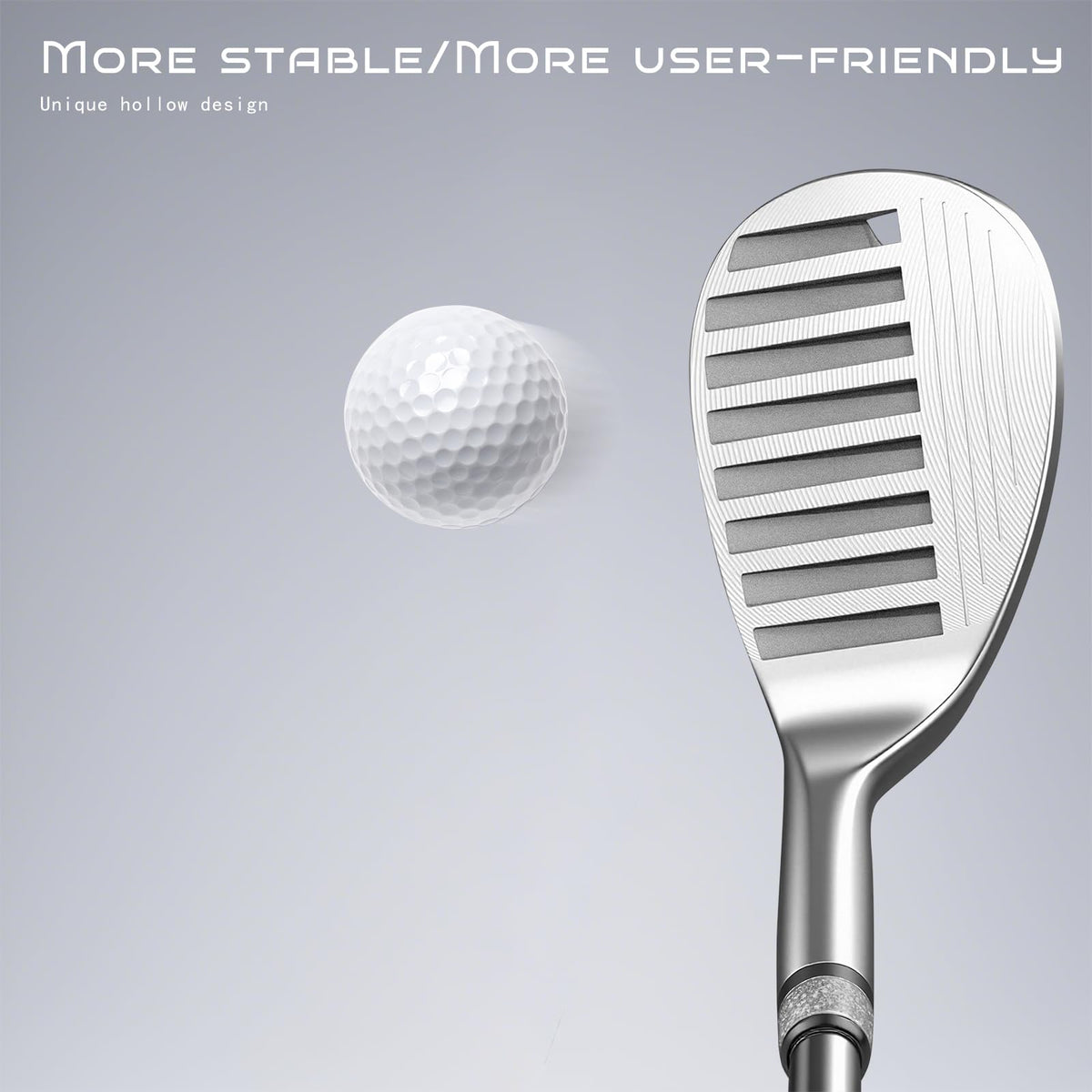 HUAEN Golf Pro wedge compact head improves greenside maneuverability