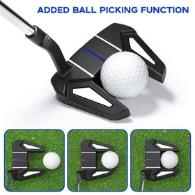 HUAEN putter with alloy steel head delivering stable power.