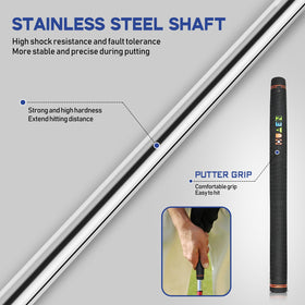 HUAEN anti-slip PU grip for secure comfort during play.