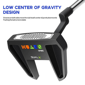 HUAEN equal-weight distribution for forgiving, steady contact.