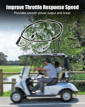 HUFEWU CBL-104 throttle cable for Kawasaki engine fit; clear mounting compatibility.