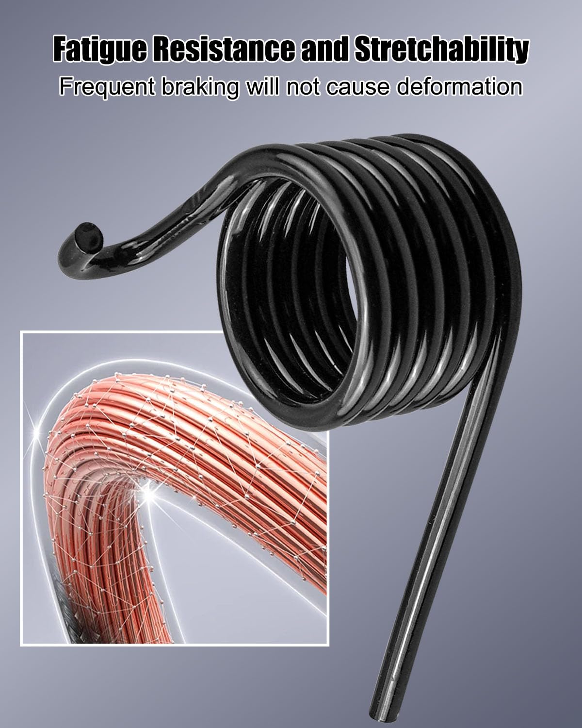 HUFEWU durable high-strength material brake pedal spring resists fatigue for daily driving.