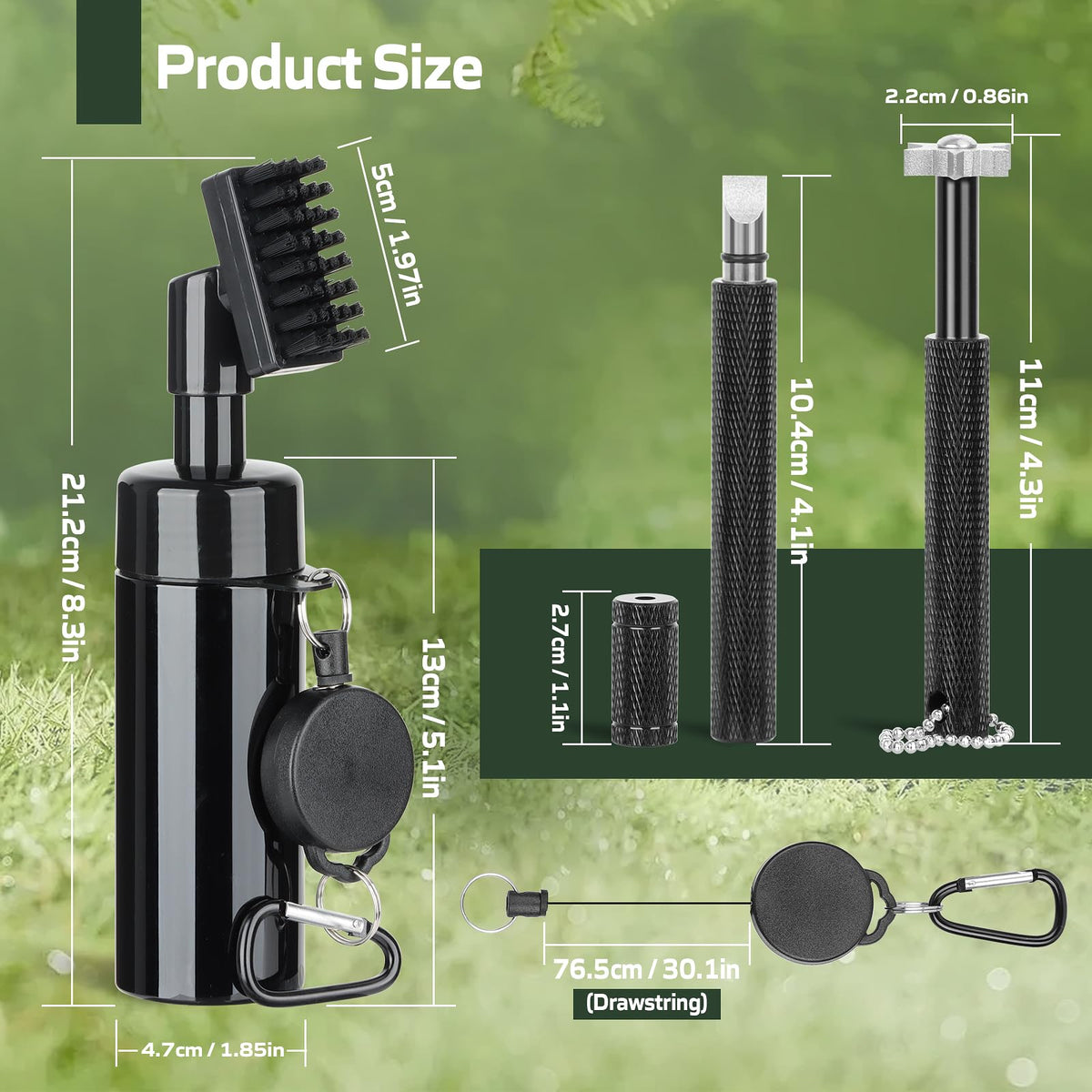 HUIJUTCHEN Golf Accessories Kit provides a complete cleaning solution