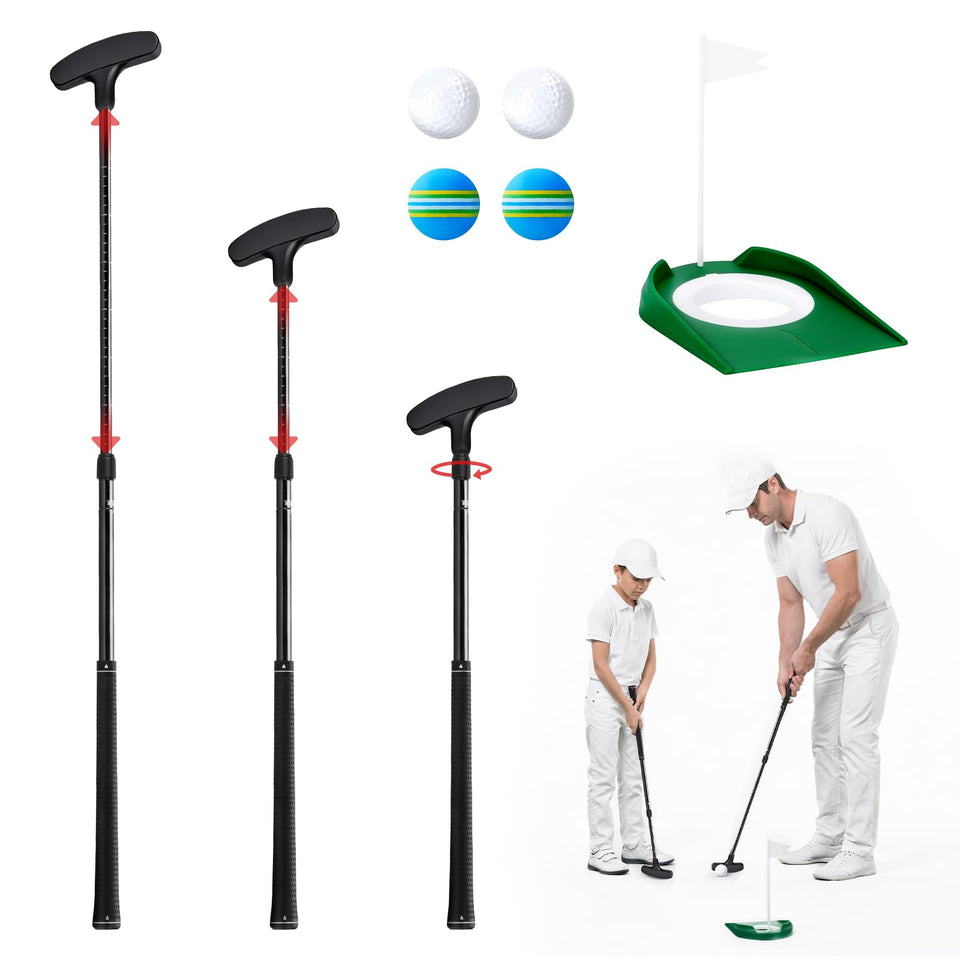 HUIJUTCHEN golf putter with ambidextrous design for versatile play.