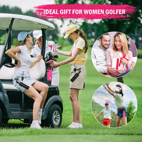 HUIJUTCHEN pink gift set for women golfers
