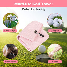 HUIJUTCHEN pink ball-alignment stencil supports putting practice