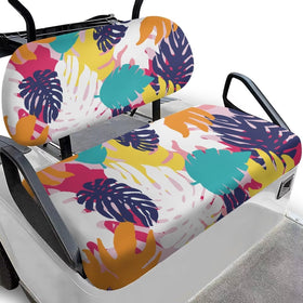 HUISEFOR Tropical Club front seat cover provides non-slip protection and seat protection.