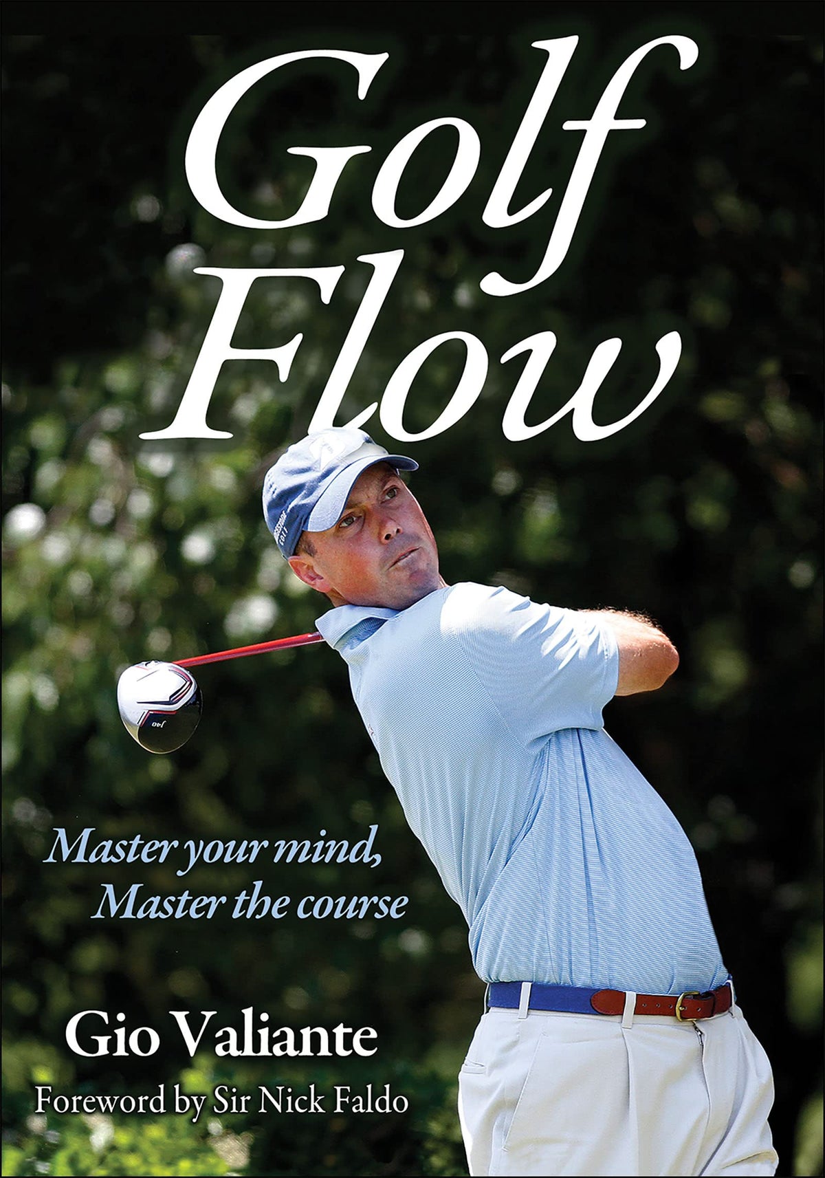Human Kinetics Golf Flow book cover showing focus and calm for peak performance