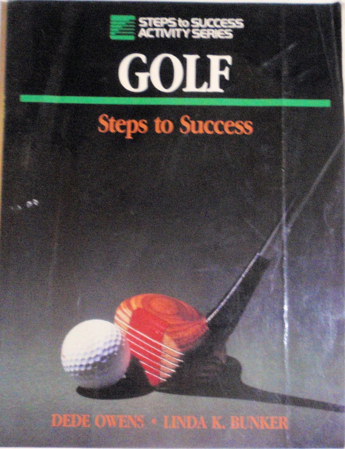 Human Kinetics Golf: Steps to Success cover shows beginner-to-progressive golf skill development.