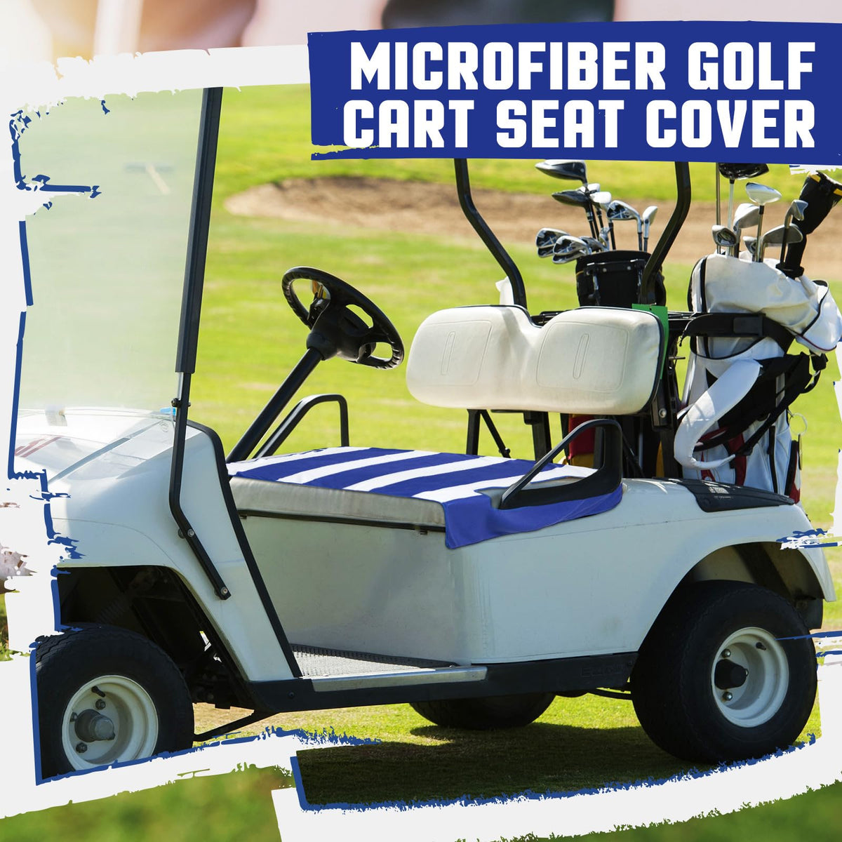 HunnmingRe independence day golf blanket for carts adds festive style and comfort