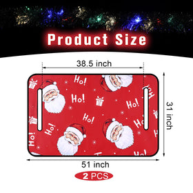 HunnmingRe silver tinsel garland with LED lights brightens the cart