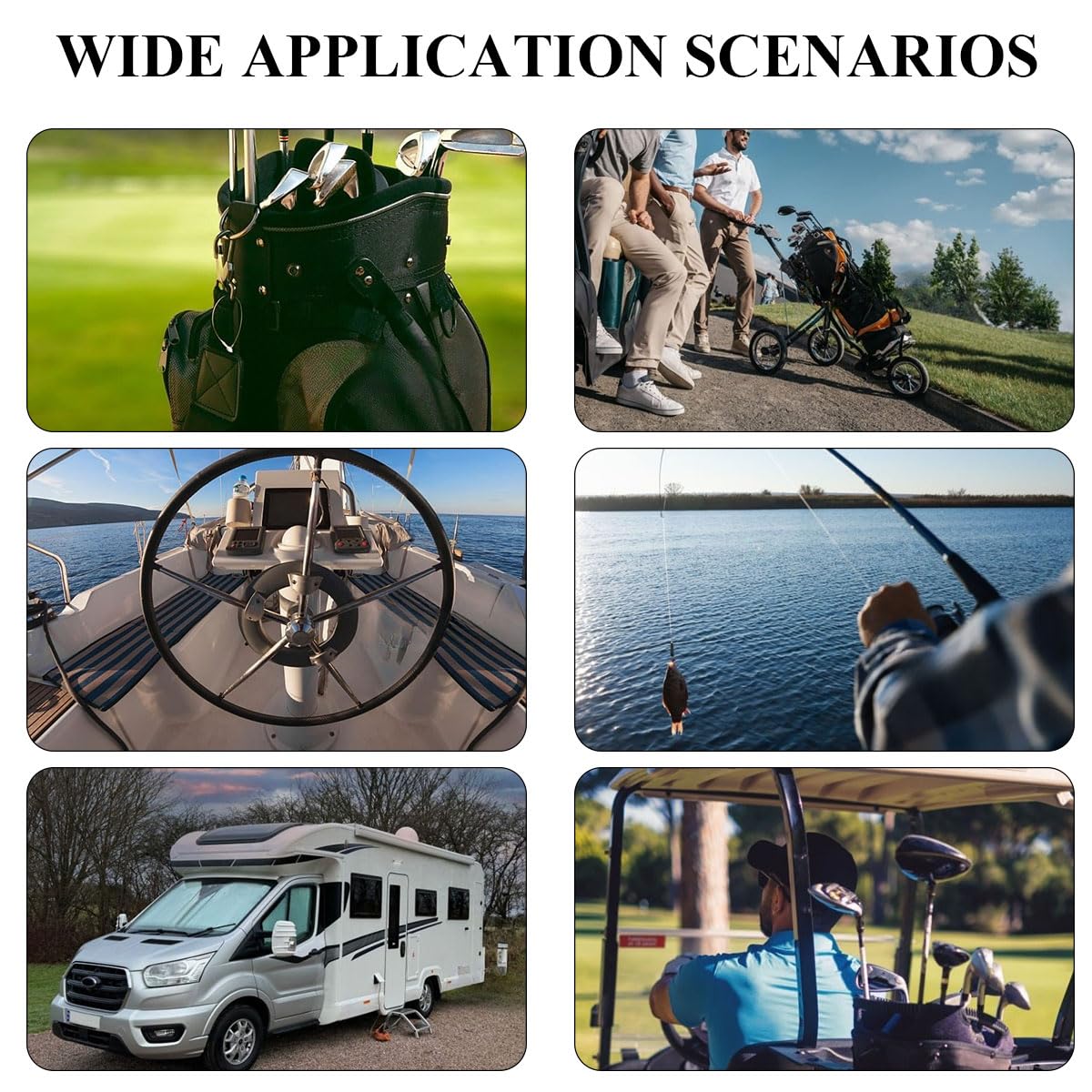 HUNQTSDA Glove clip and multi-scenario use for active golfers.