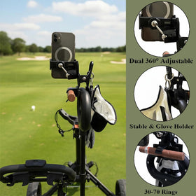 HUNQTSDA Two 360-degree joints provide versatile angles for swing analysis.