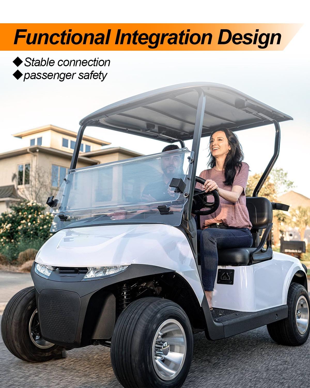 HUQUZN Ezgo seat hinge installation supports easy boarding and maintenance
