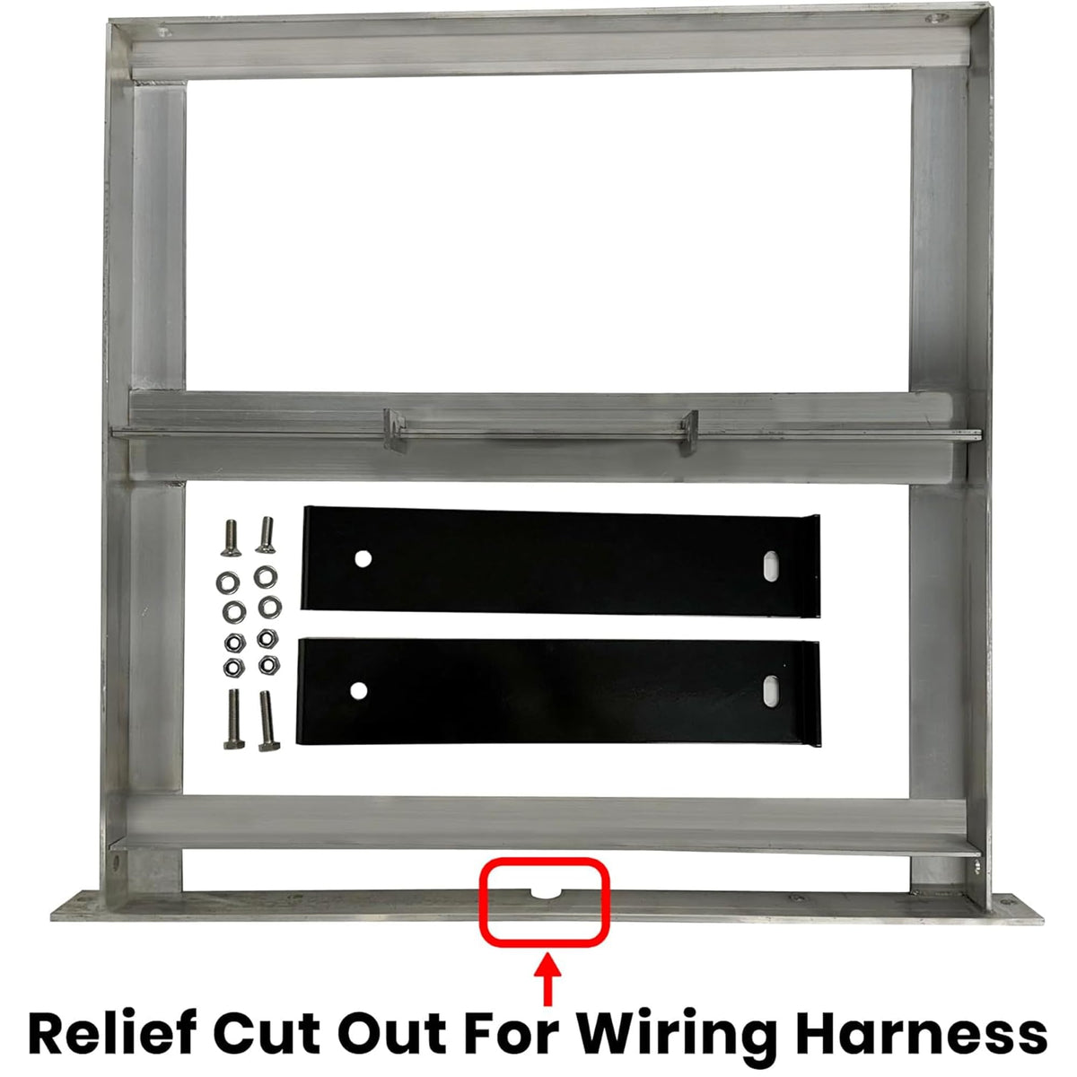 Huskey EZGO battery tray six-compartment layout for 6x6V/6x8V packs