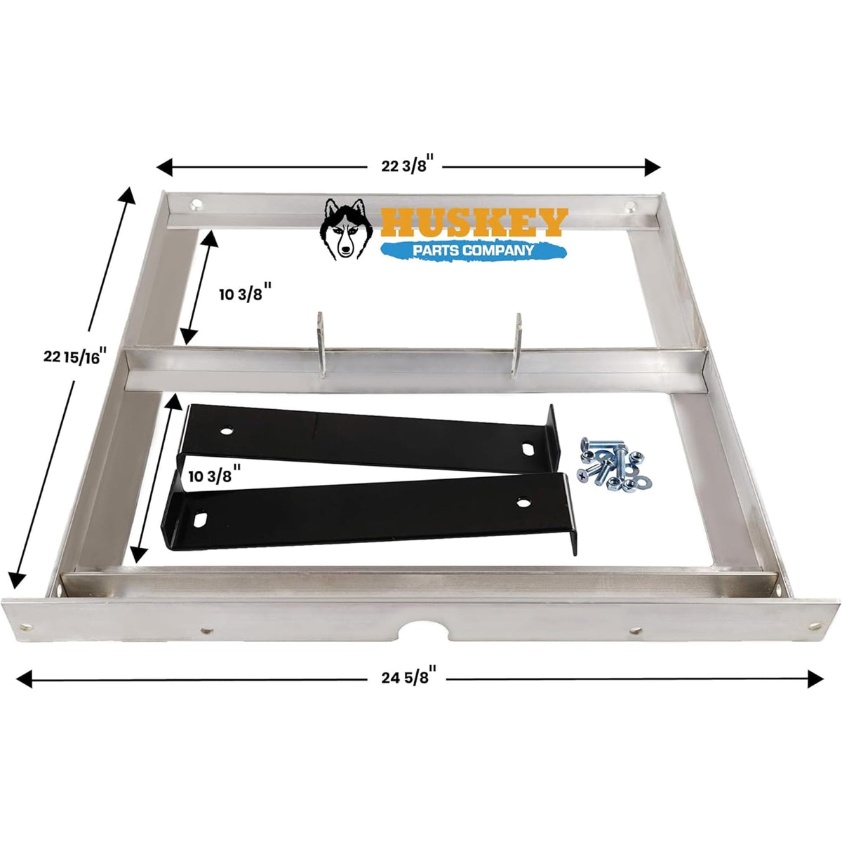 Huskey EZGO battery tray side view highlighting slim mounting profile