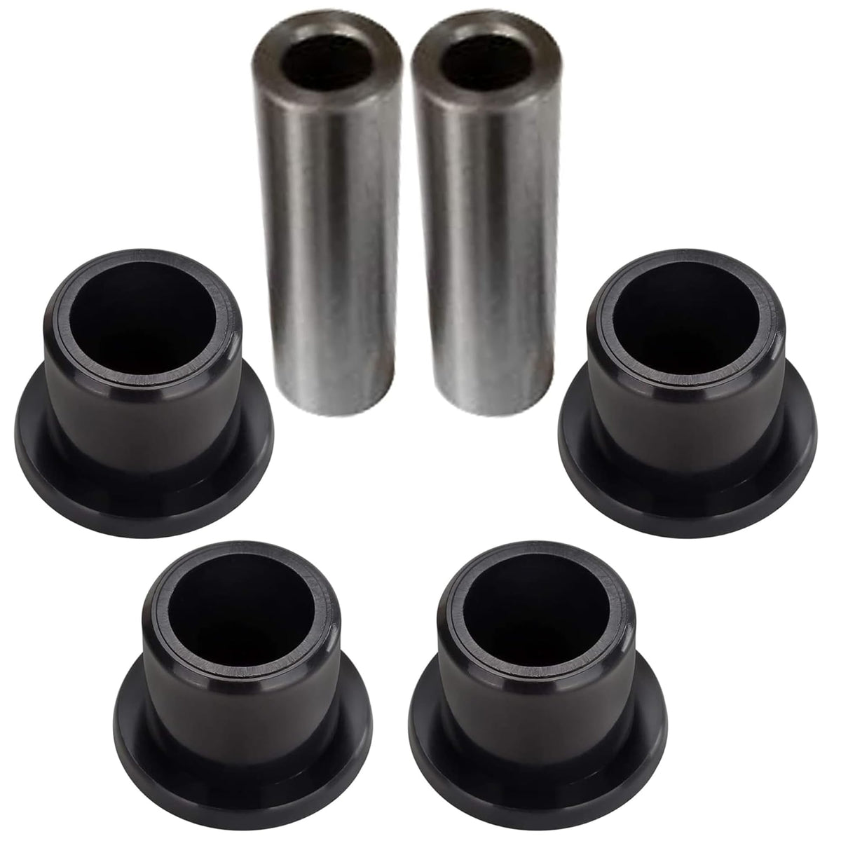 Huskey EZGO RXV front-a-arm bushings showing four nylon components for quiet operation.