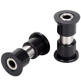 Huskey EZGO RXV bushing sleeves in anodized carbon steel for corrosion resistance.
