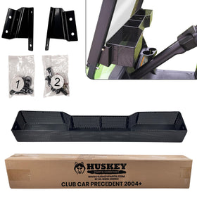 Huskey Front Basket with one-piece design offers sturdy storage.