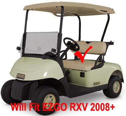 Huskey EZGO RXV-fit basket provides reliable mounting and front storage.