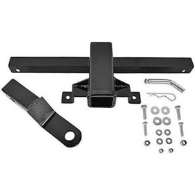 Huskey heavy-duty trailer hitch for Club Car DS 1981+ mounted to the rear chassis