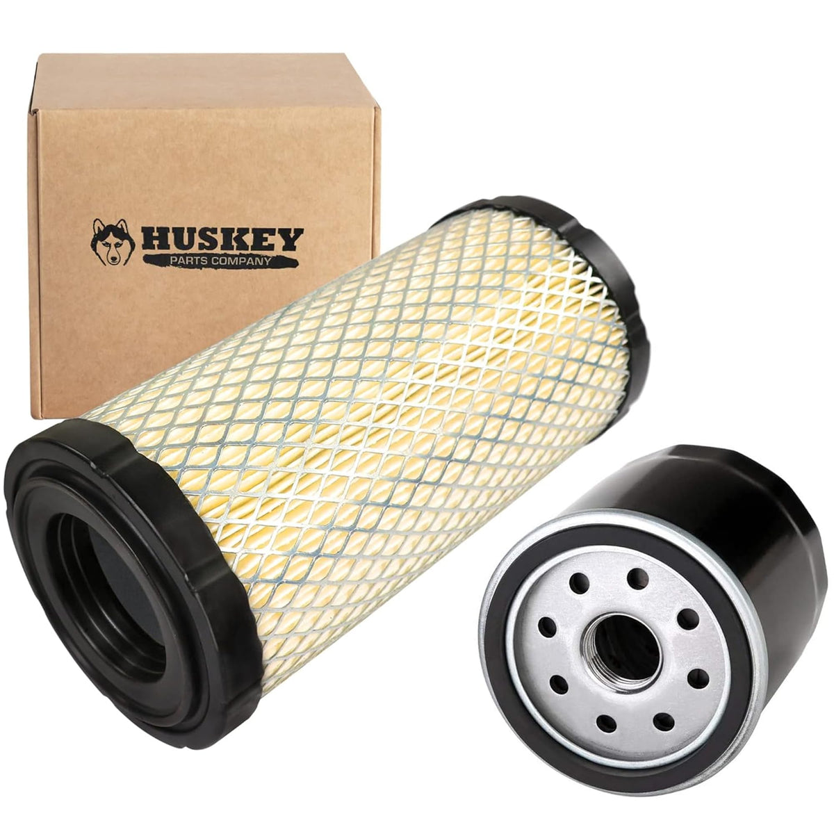 Huskey one-year warranty badge indicating quality assurance.