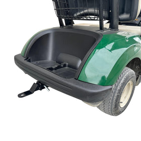 Huskey Parts Company carbon steel hitch mounted under bumper simplifies installation