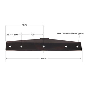 Huskey Parts EZGO hitch with bumper-style mount for easy installation and durable fit