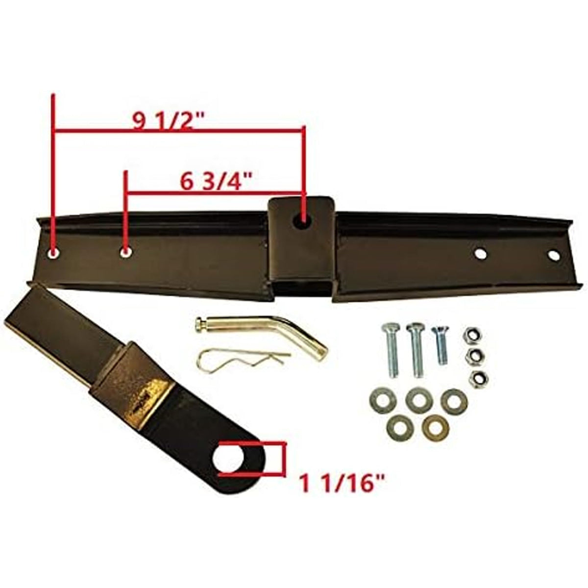 Huskey Parts EZGO hitch compatibility note: not for rear seat kit or RXV models