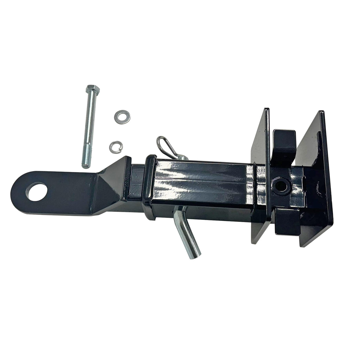 Huskey Parts Company 2-receiver hitch accepts any trailer ball for flexible use