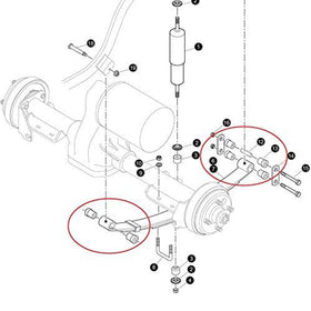 Durable rubber components from Huskey Parts for EZGO TXT