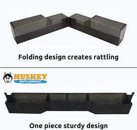 Huskey Parts front basket adds storage space without obstructing the cart.