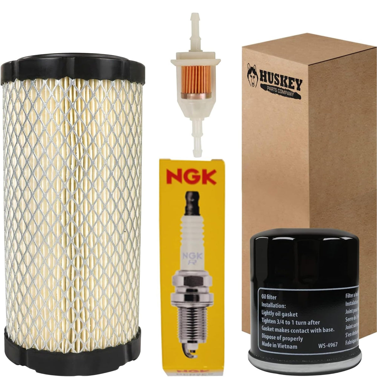 Huskey Tune Up Kit EZGO RXV spark plug for reliable ignition and performance.