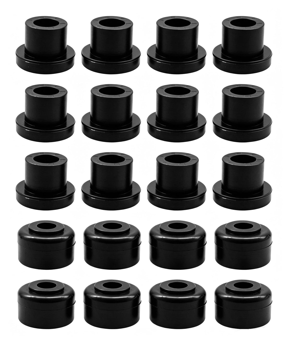 Hustimo front A-arm bushing kit for golf carts improves handling and ride comfort.