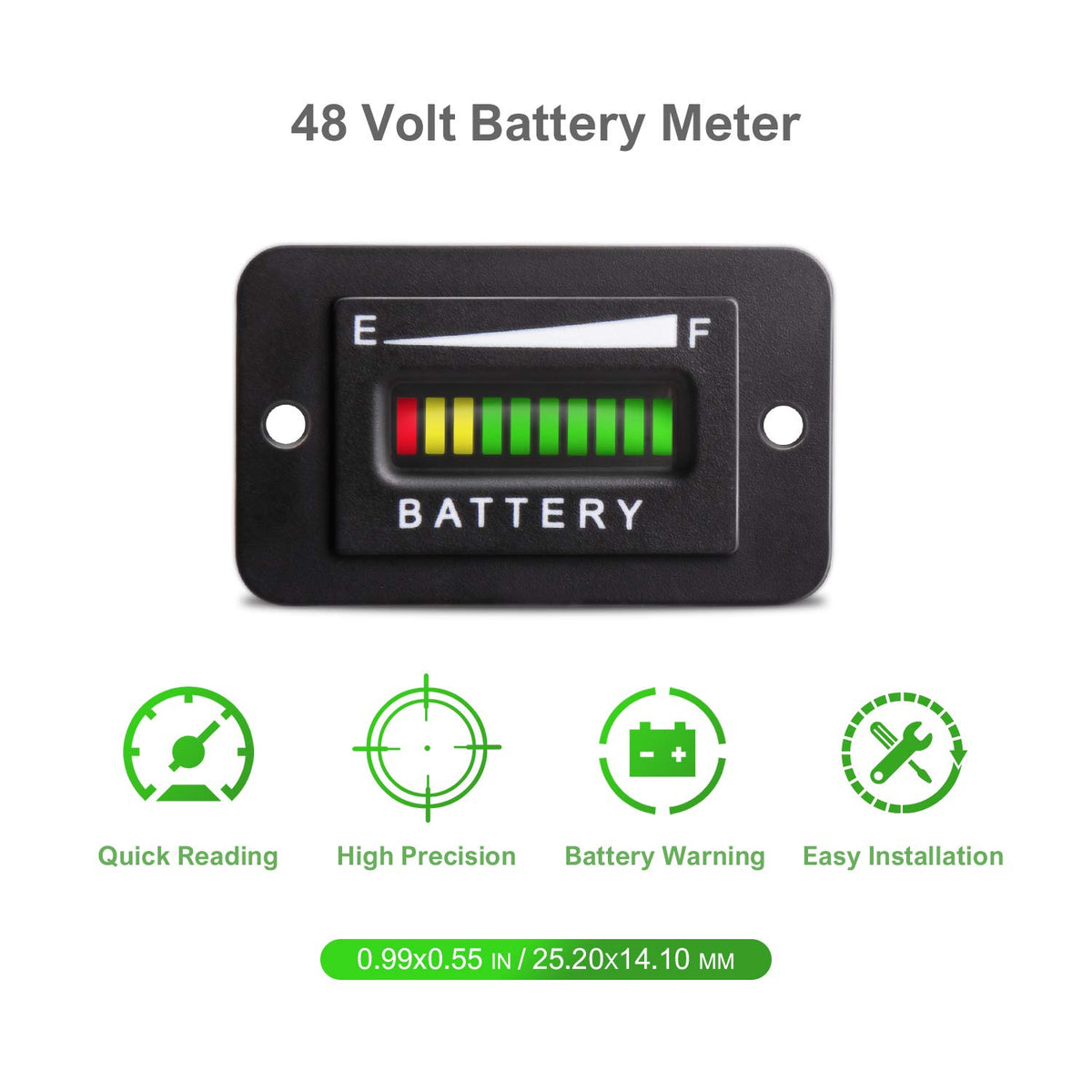 HUSUKU indicator uses a simple C pin connection for 48V systems.