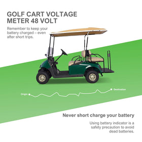 HUSUKU 48V indicator suits lead-acid batteries in boats and more.