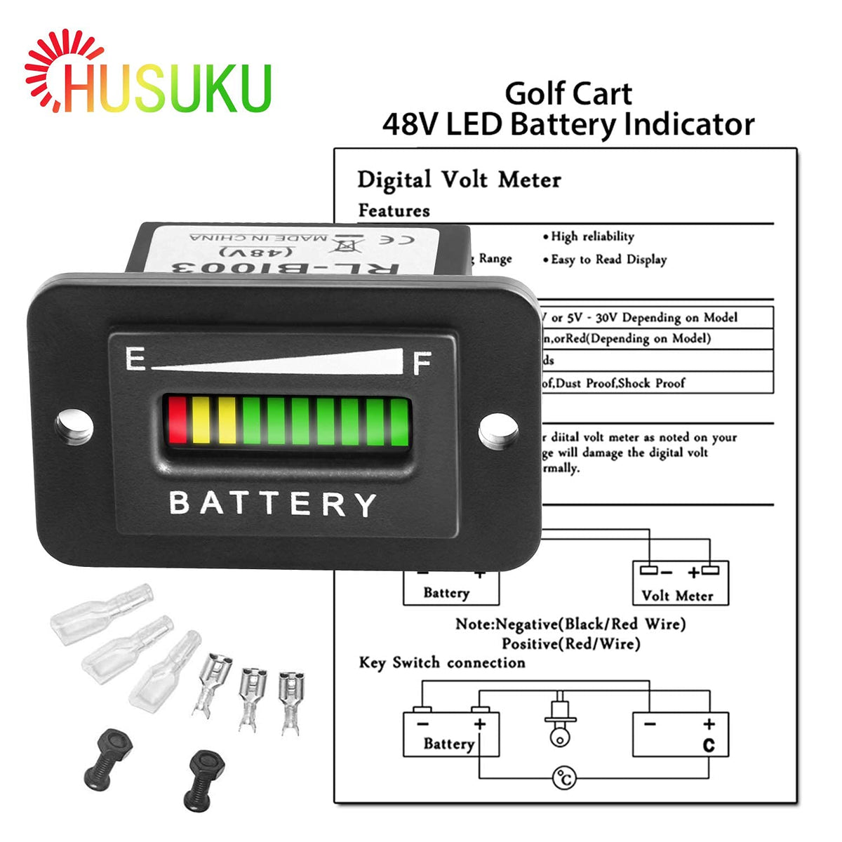 HUSUKU IP65 ABS housing enables outdoor use in varied conditions.