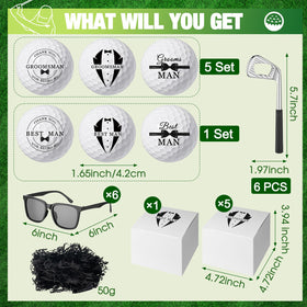 HyDren best-man sunglasses in black for on-course style