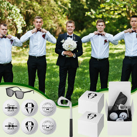 HyDren groomsmen ball designs featuring thank-you messages