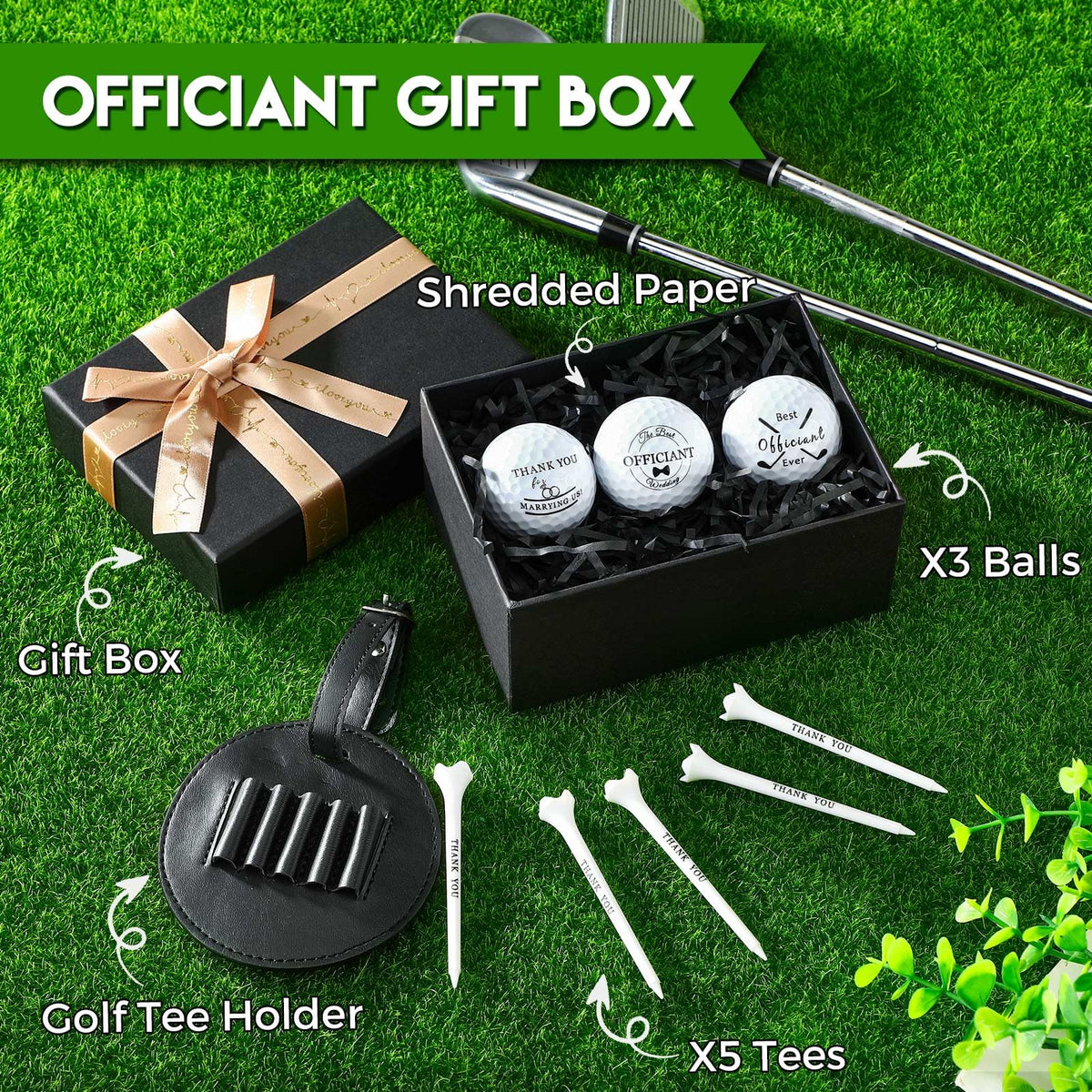 HyDren thank you golf tees pack for on-course gratitude.