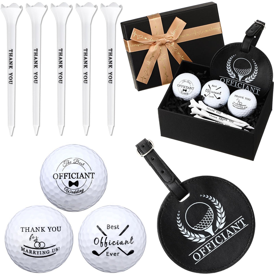 HyDren wedding officiant gift ball with printed design for keepsake.