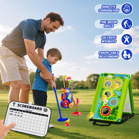 HYES shoulder strap makes carrying the set effortless for kids