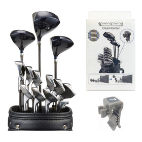 HYOJATEM SwingSwing clip securing golf clubs in bag for organized transport.