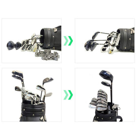 HYOJATEM SwingSwing easy-to-attach clip for caddie bag setup.