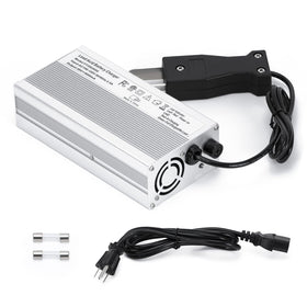 Hypertune 36V 5A charger front view for reliable golf cart charging