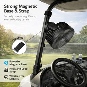 HYTWEDO 360-degree head rotation enables precise airflow in any direction.