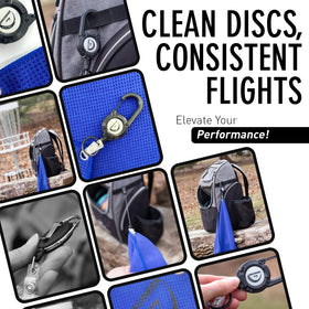 HYZER HOUND DISCS Discineer microfiber blend is soft on discs and dries quickly.