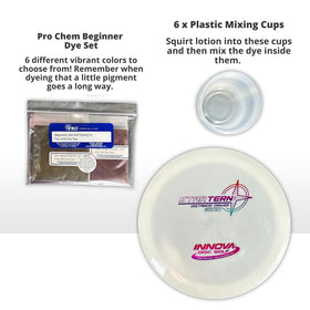 HYZER Hound Discs foil trays keep dye organized during projects.