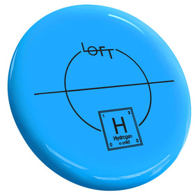 HYZER HOUND DISCS LOFT Hydrogen putter side profile highlights low-speed stability.