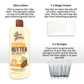 HYZER Hound Discs lotion 32oz ensures smooth dye penetration on plastics.
